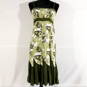 Green Floral Dress NWT